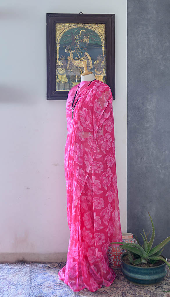 Chiffon Printed Saree