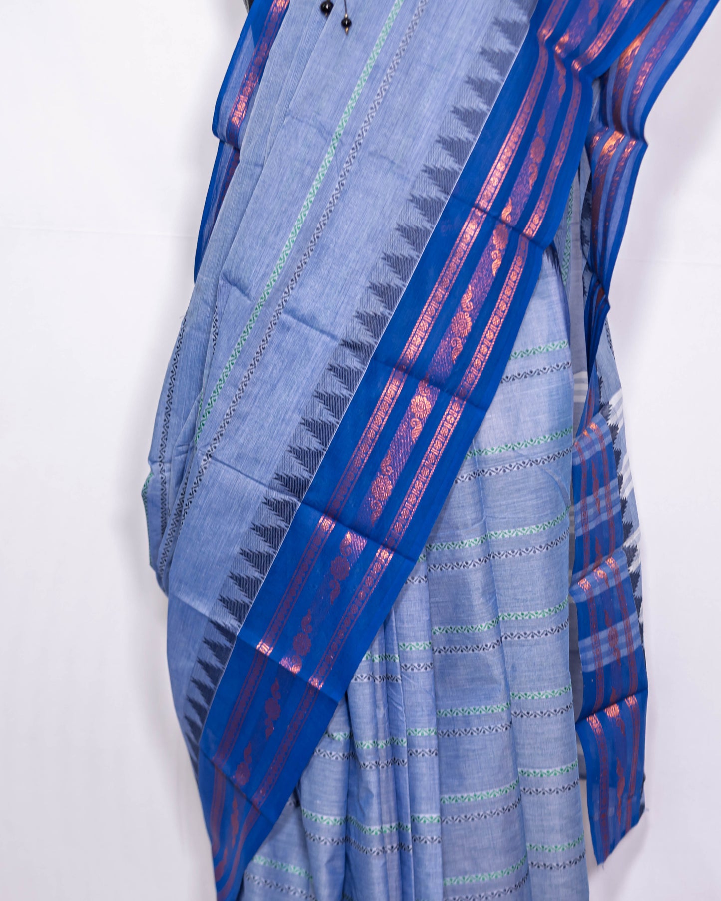 Blue Handloom  Sarees