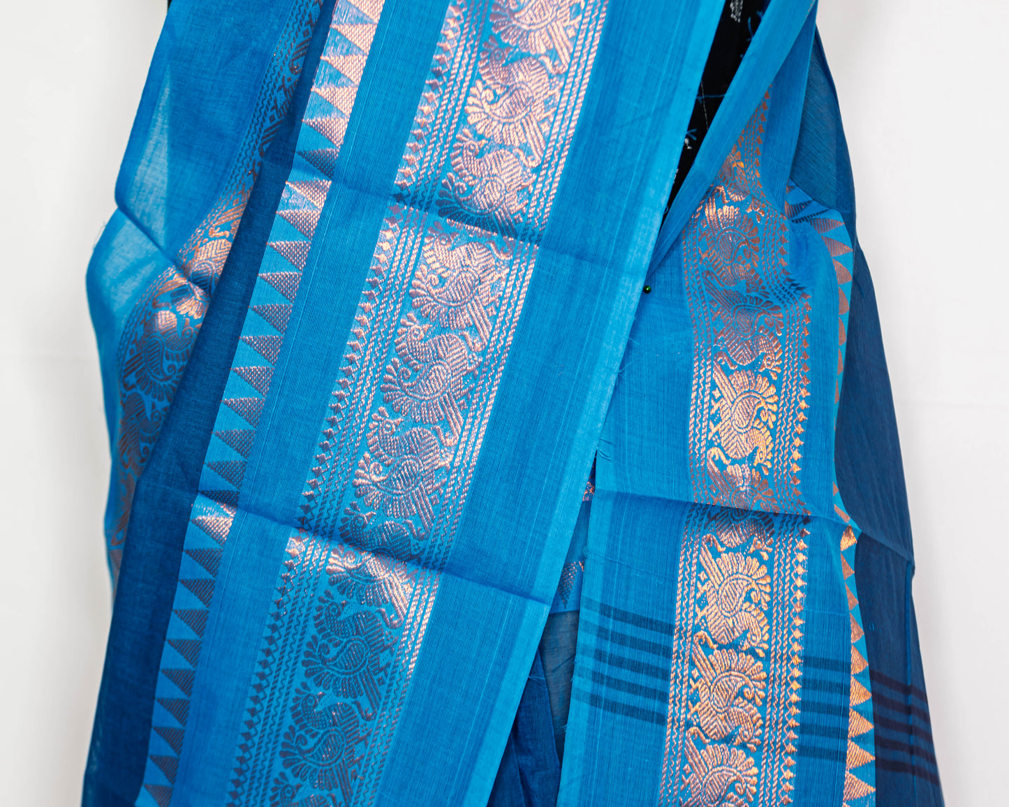 Blue Handloom Saree