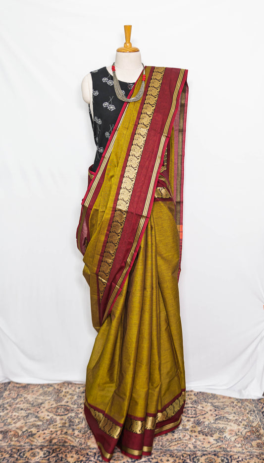 Handloom cotton saree